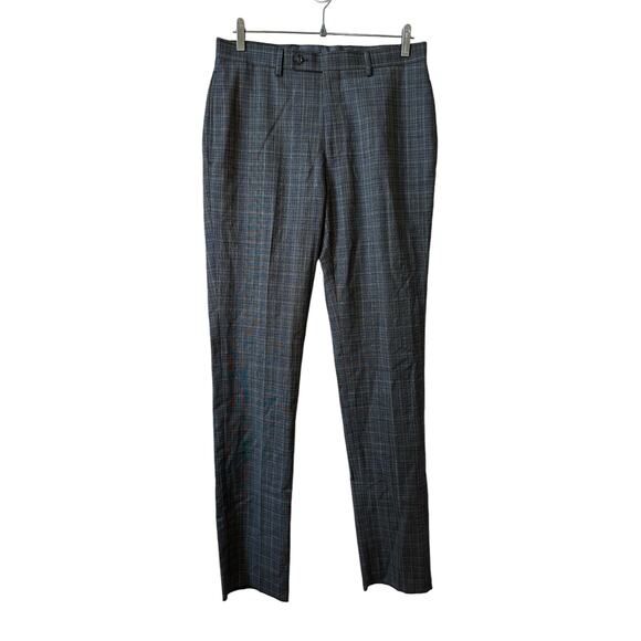 NWT Calvin Klein Men's Mabry Dress Pants Plaid Size 31 Business Career Corp Core - Picture 1 of 8